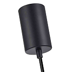 Подвесной светильник с рифленым стеклянным плафоном цилиндрической формы ARTICOLO варинант исполнения - 4 | Loft Concept в Костроме