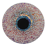 Бра круглое стеклянное с морозным эффектом Heterochromia варинант исполнения - 1 | Loft Concept в Костроме