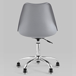 Офисный стул на металлическом основании EGGERY Grey варинант исполнения - 4 | Loft Concept в Костроме