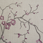 Кресло с изображением сакуры Aubrey Classical Armchair beige flax варинант исполнения - 4 | Loft Concept в Костроме