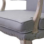 Кресло Aubrey Classical Armchair grey flax варинант исполнения - 4 | Loft Concept в Костроме
