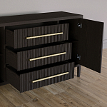 Буфет Primo с тремя ящиками и двумя фасадами Темный орех варинант исполнения - 4 | Loft Concept в Костроме