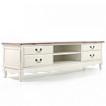 ТВ-тумба в стиле прованс из массива берёзы Interiors Romance варинант исполнения - 2 | Loft Concept в Костроме