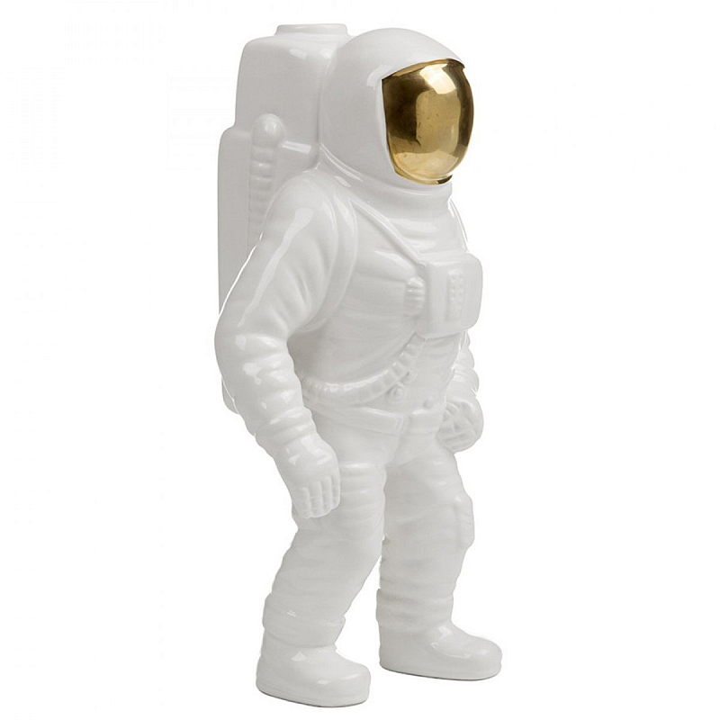 Статуэтка SELETTI Starman Vase Глянцевое золото Белый Статуэтка SELETTI Starman Vase Глянцевое золото Белый в Костроме | Loft Concept