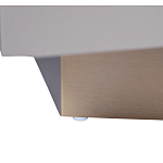 Комод со стеклянной столешницей и с выдвижными ящиками Minimalist Accent варинант исполнения - 6 | Loft Concept в Костроме