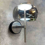 Бра с округлым прозрачным плафоном Blanton Light варинант исполнения - 4 | Loft Concept в Костроме