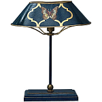 Настольная лампа с абажуром из металла Chinoiserie Butterfly Table Lamp Blue варинант исполнения - 1 | Loft Concept в Костроме