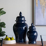 Ваза с крышкой однотонная Высота 31 см Chinoiserie Ceramics варинант исполнения - 8 | Loft Concept в Костроме