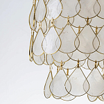 Подвесной светильник с декором из натуральной морской ракушки Iridescent Light варинант исполнения - 9 | Loft Concept в Костроме