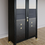 Дизайнерский шкаф витрина Elsa Dreams Black с 4-мя ящиками варинант исполнения - 2 | Loft Concept в Костроме