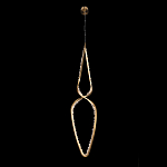 Подвесной светильник обрамленный элементами в виде кристаллов Smooth Shine варинант исполнения - 1 | Loft Concept в Костроме