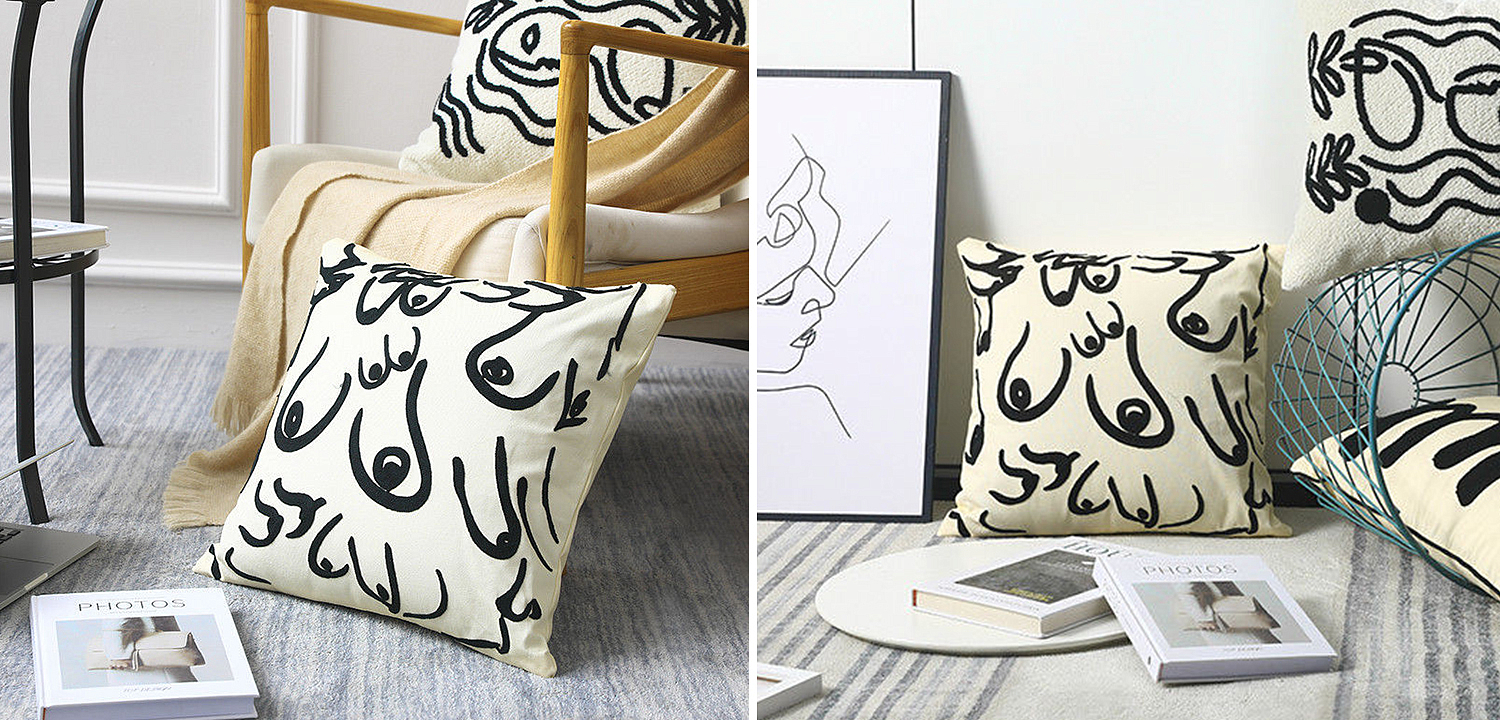 Декоративная подушка Breast Pattern Cushion Декоративная подушка Breast Pattern Cushion - Loft-Concept в Костроме