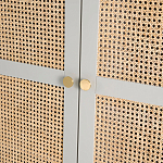 Шкаф с двумя дверцами из плетеного ротанга Tomio Wicker Furniture варинант исполнения - 7 | Loft Concept в Костроме