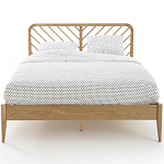 Кровать из массива дуба Reyer Oak Bed варинант исполнения - 2 | Loft Concept в Костроме