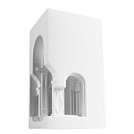 Встраиваемый в стену гипсовый светильник под покраску с арками и рельефными колоннами Antiquity Athena варинант исполнения - 4 | Loft Concept в Костроме