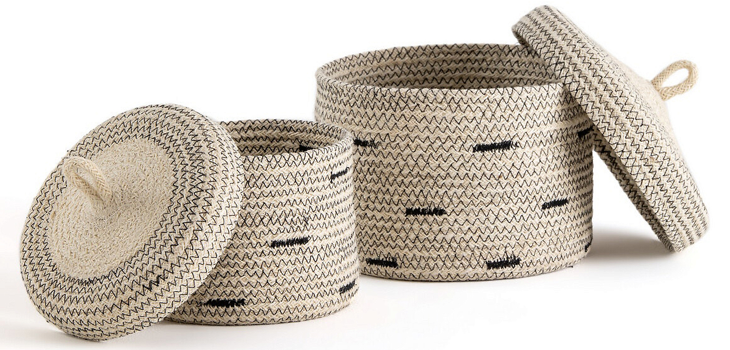 Комплект корзин из джута Wicker Baskets Комплект корзин из джута Wicker Baskets - Loft-Concept в Костроме