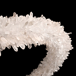 Люстра круглая с натуральным горным хрусталем Crystal Shimmer варинант исполнения - 5 | Loft Concept в Костроме