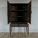 Кабинетный шкаф Elsa Dreams Walnut с 2-мя ящиками варинант исполнения - 4 | Loft Concept в Костроме