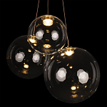 Подвесной светильник Ring прозрачное стекло варинант исполнения - 1 | Loft Concept в Костроме