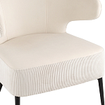 Современное мягкое кресло на металлических ножках Rakush Milk варинант исполнения - 6 | Loft Concept в Костроме