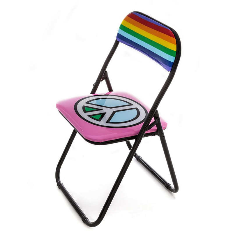 Складной стул Seletti Peace Мульти Складной стул Seletti Peace Мульти в Костроме | Loft Concept