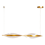 Люстра линейная с изогнутым плафоном Wave Line варинант исполнения - 2 | Loft Concept в Костроме