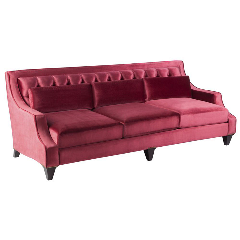 Диван Tufted pearl Розовый (Rose) Коричневый Диван Tufted pearl Розовый (Rose) Коричневый в Костроме | Loft Concept
