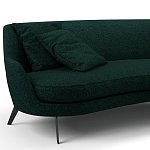 Мебельная ткань Шенилл темно-зеленый цвет 138 см T4-36 варинант исполнения - 5 | Loft Concept в Костроме