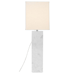 Настольная лампа на прямоугольном корпусе с тканевым абажуром One Piece Support варинант исполнения - 3 | Loft Concept в Костроме