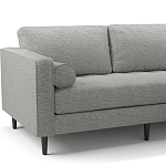 Мебельная ткань Шенилл серый цвет 138 см T4-29 варинант исполнения - 5 | Loft Concept в Костроме