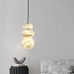 Подвесной светильник с фигурными плафонами Stone Triad варинант исполнения - 7 | Loft Concept в Костроме