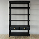 Стеллаж с двумя ящиками Elsa Dreams Black варинант исполнения - 4 | Loft Concept в Костроме