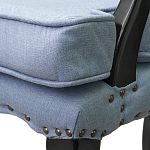 Кресло Aubrey Classical Armchair blue flax варинант исполнения - 4 | Loft Concept в Костроме