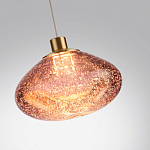 Подвесной светильник с прозрачным стеклянным плафоном округлой формы Effervia  варинант исполнения - 3 | Loft Concept в Костроме