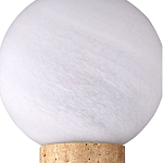 Бра цилиндрической формы с 2-мя плафонами белого цвета Marble Glow варинант исполнения - 4 | Loft Concept в Костроме