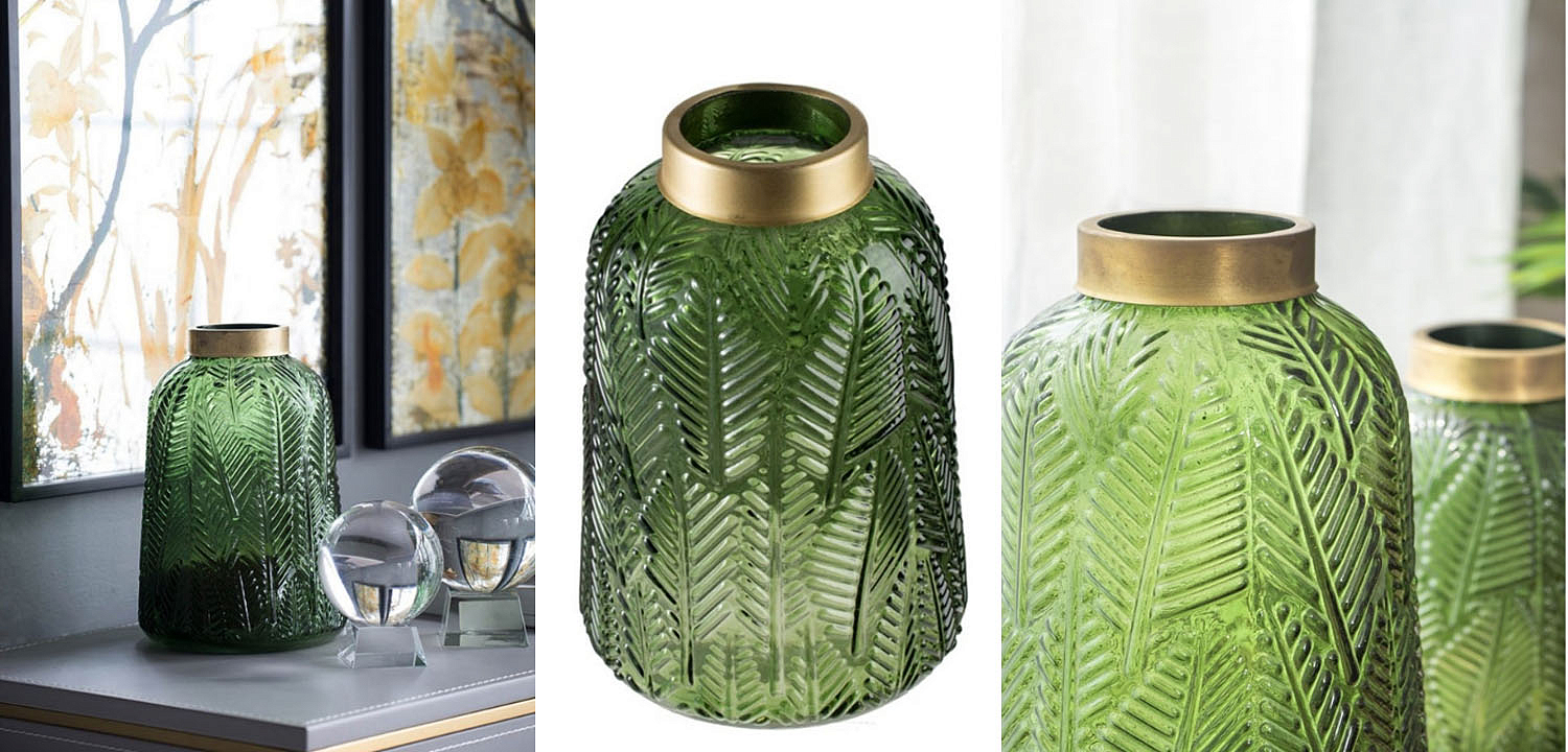 Ваза Green Vase Golden Throat high Ваза Green Vase Golden Throat high - Loft-Concept в Костроме