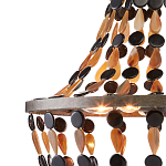 Люстра каплевидной формы с подвесками в виде декоративных бусин Flat Beads варинант исполнения - 1 | Loft Concept в Костроме