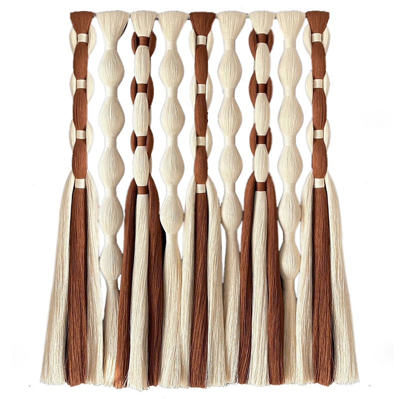 Дизайнерский Декор на стену с кисточками из хлопковых нитей wall panel Thread brushes Коричневый Светло-бежевый в Костроме | Loft Concept 