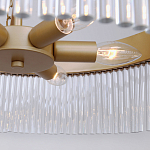 Люстра подвесная круглая со стеклянными трубками Nembus варинант исполнения - 3 | Loft Concept в Костроме