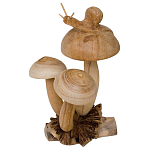 Статуэтка из дерева улитка Animals of the World варинант исполнения - 4 | Loft Concept в Костроме