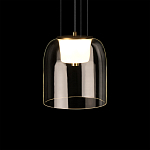 Подвесной светильник с цилиндрическим прозрачным стеклянным плафоном Grada Light варинант исполнения - 5 | Loft Concept в Костроме