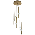 Каскадная люстра Celestin Spheres Brass Chandelier варинант исполнения - 1 | Loft Concept в Костроме