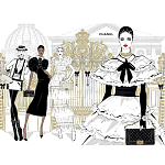 Megan Hess. Elegance варинант исполнения - 4 | Loft Concept в Костроме