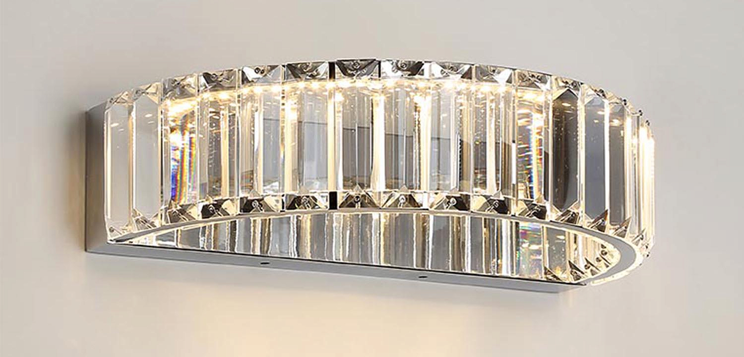 Бра Crystal Shine Linda Chrome Wall Lamp A Бра Crystal Shine Linda Chrome Wall Lamp A - Loft-Concept в Костроме