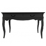 Консоль черного цвета из массива бука в стиле прованс Black Provence варинант исполнения - 2 | Loft Concept в Костроме
