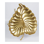 Столик приставной с столешницей Тропический лист Tropical Forest gold варинант исполнения - 4 | Loft Concept в Костроме