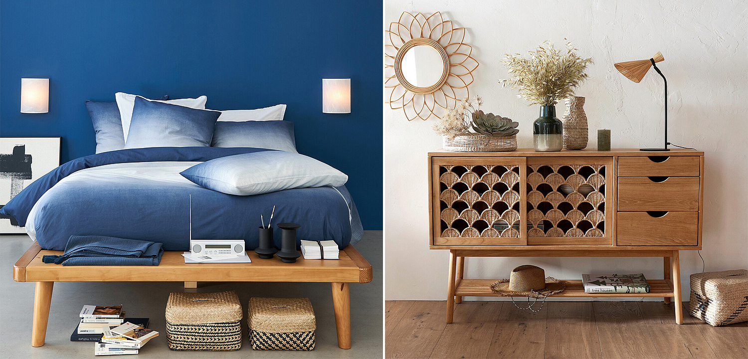 Комплект плетеных корзин Wicker Baskets Комплект плетеных корзин Wicker Baskets - Loft-Concept в Костроме