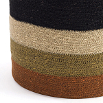 Плетеная корзина в полоску Iweala Wicker Basket варинант исполнения - 2 | Loft Concept в Костроме