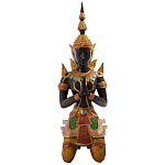 Декоративная статуэтка из бронзы Будда Bronze Kneeling Buddha варинант исполнения - 1 | Loft Concept в Костроме