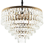 Люстра с прямоугольными хрустальными подвесками Lunet Crystal Rectangulars Chandelier 12 варинант исполнения - 1 | Loft Concept в Костроме
